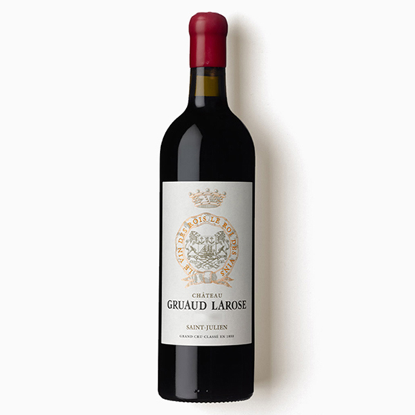 Château GRUAUD-LAROSE, 2e cru classé,St-Julien AOC
 (niveau bas-épaule), 1975